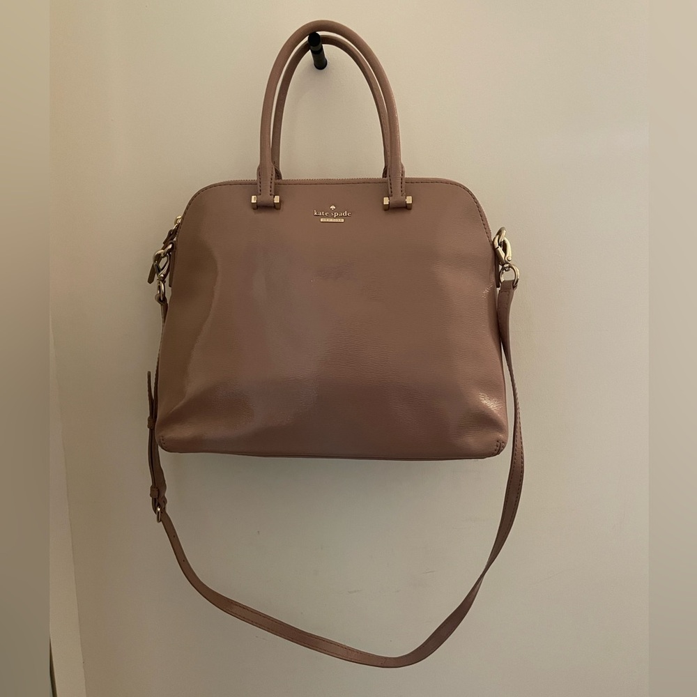 Kate Spade Patent Leather Crossover Handbag